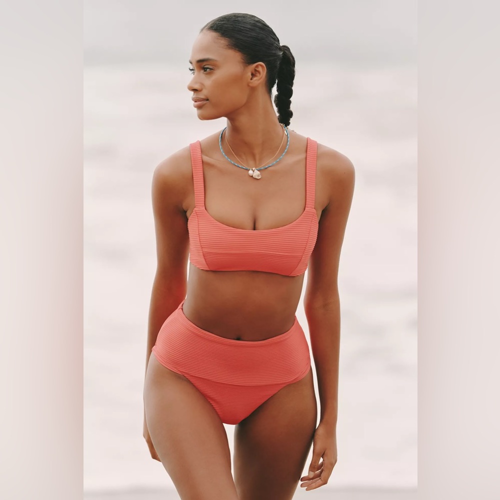 LSPACE Desi High-Waisted Bikini Bottoms & Top XS/S